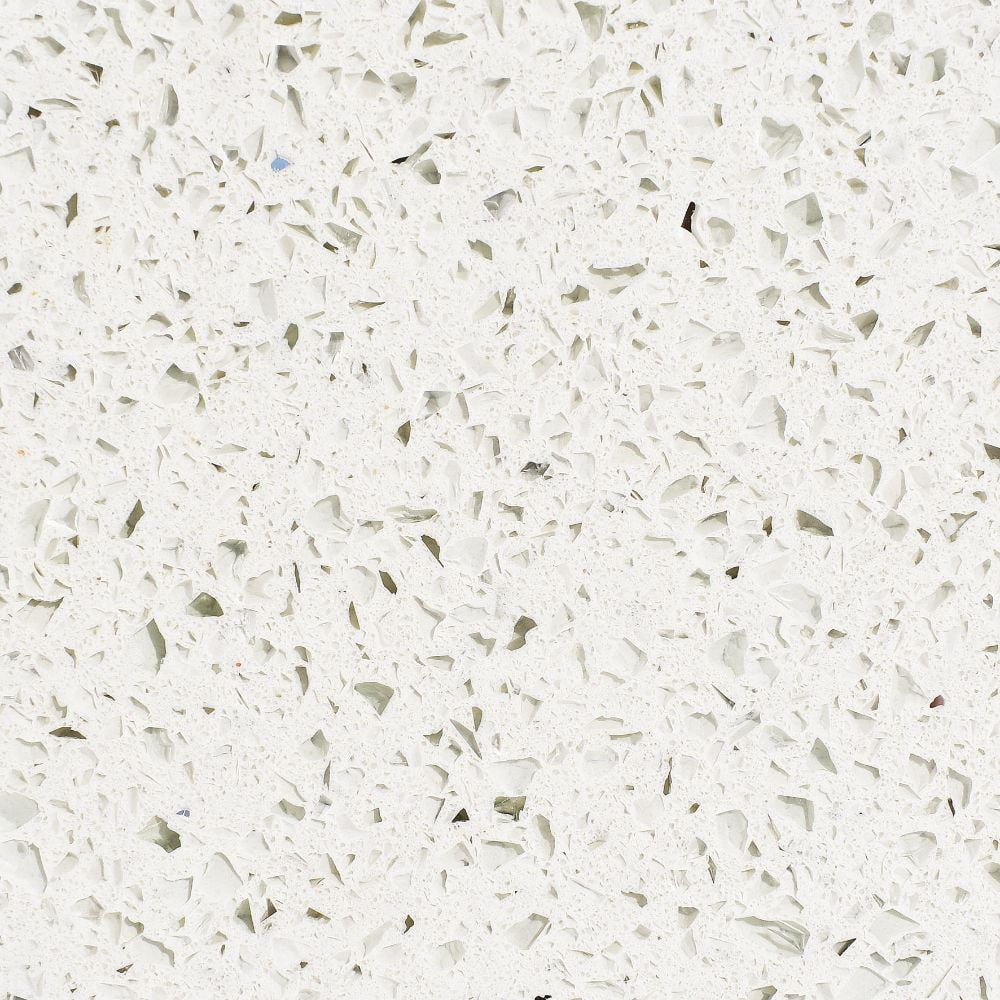 White Sparkle Quartz Swatch